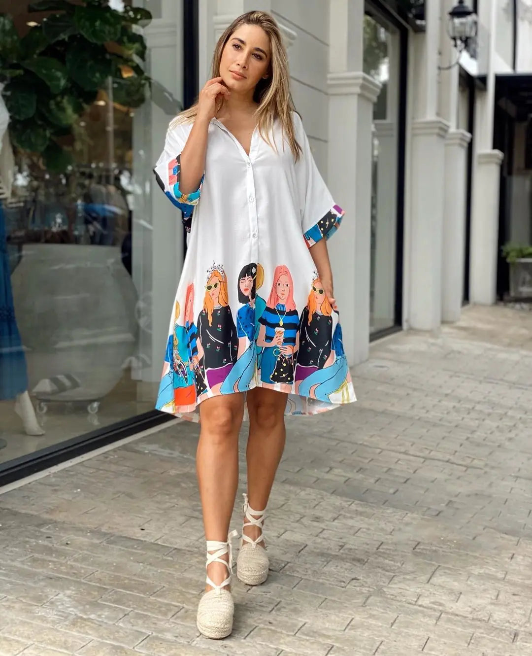 Timeless Button-Down Shirt Dress Nexus Garments