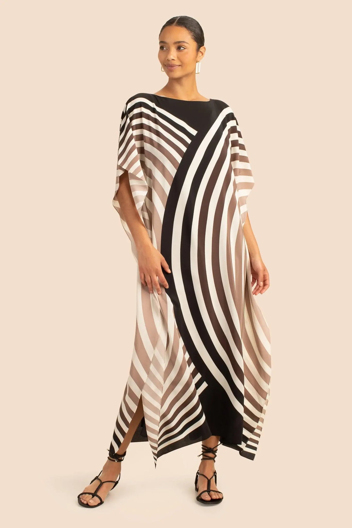 Chic Printed Long Kaftan Nexus Garments